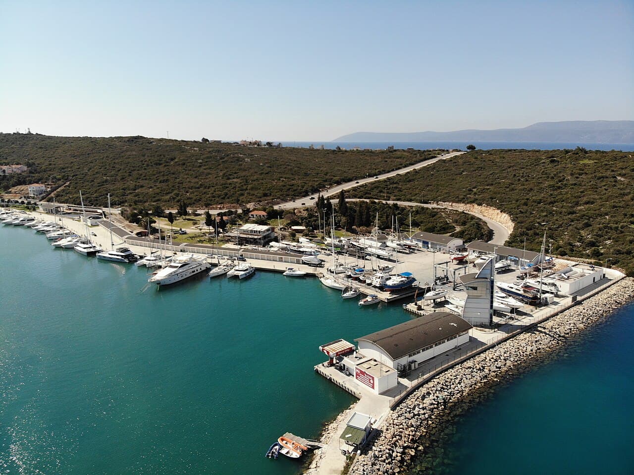 Aerial Plan Harbour main view