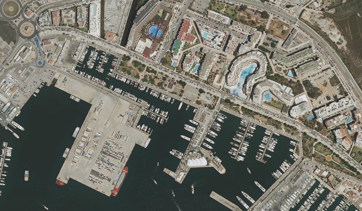 Marina Ibiza — aerial