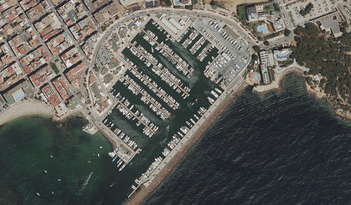 Marina Santa Eulalia — aerial