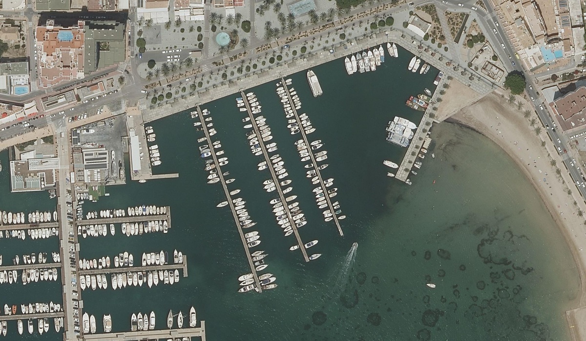 Port de Sant Antoni de Portmany — PortsIB — aerial